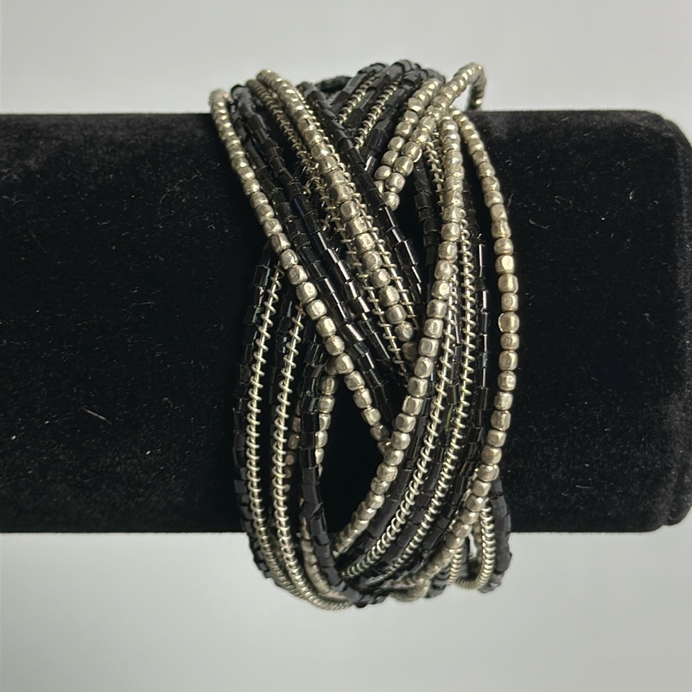 Beaded Bracelet Cuff